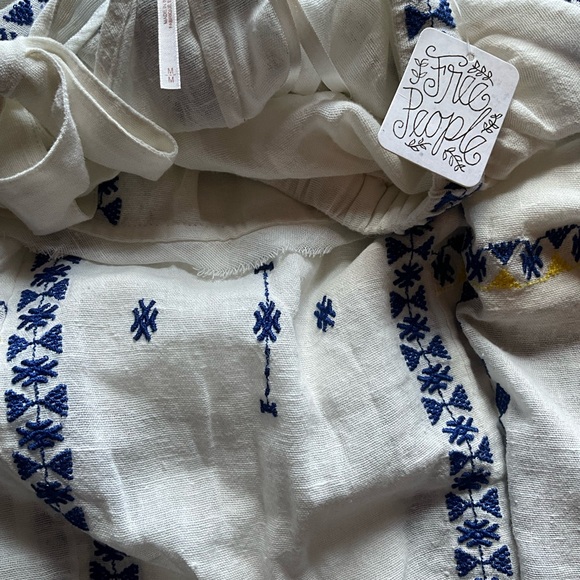 Free People Embroidered Wild Romance Dress OB811427 M - Picture 8 of 10
